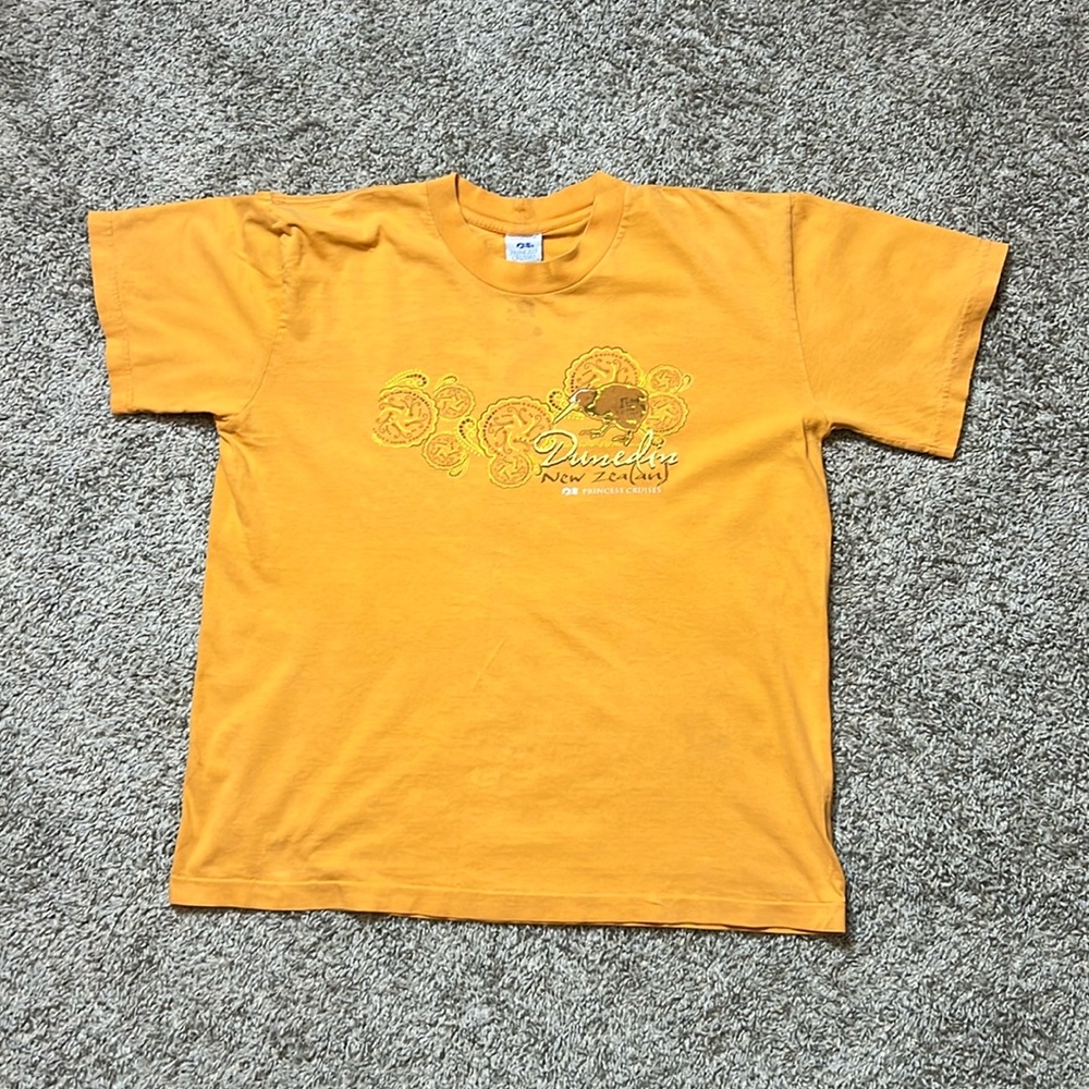 Vintage New Zealand Princess Cruises Single Stitched Shirt Mens Size Large